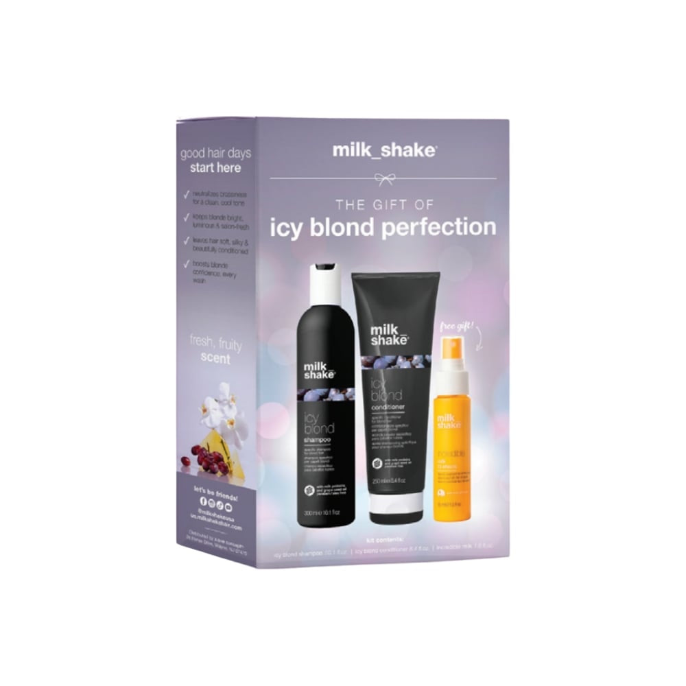 Milk Shake hair care product set packaging