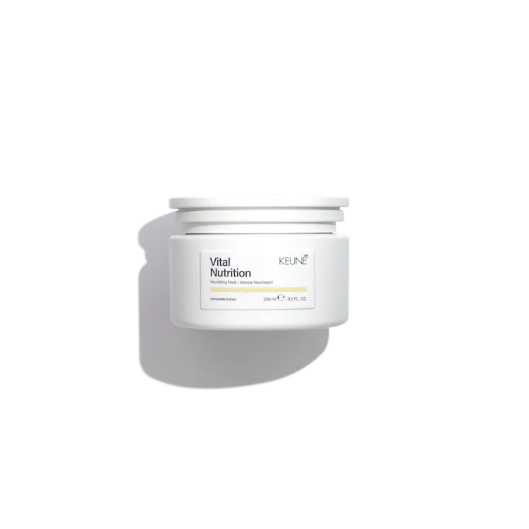 Keune Vital Nutrition hair product jar