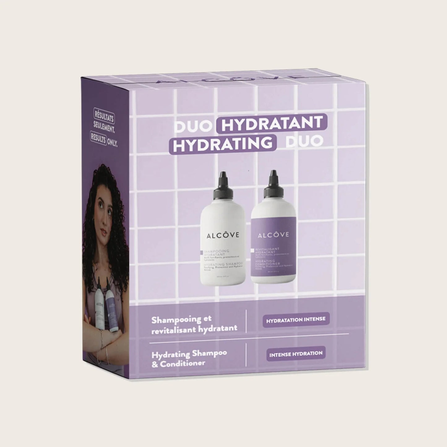 Shampoing et après-shampoing hydratants ALCOVE DUOS TO GO 300 ml