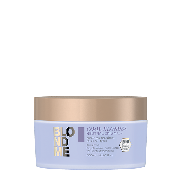 Schwarzkopf COOL BLONDES NEUTRALIZING MASK PURPLE TONING 200ml (6.7oz)