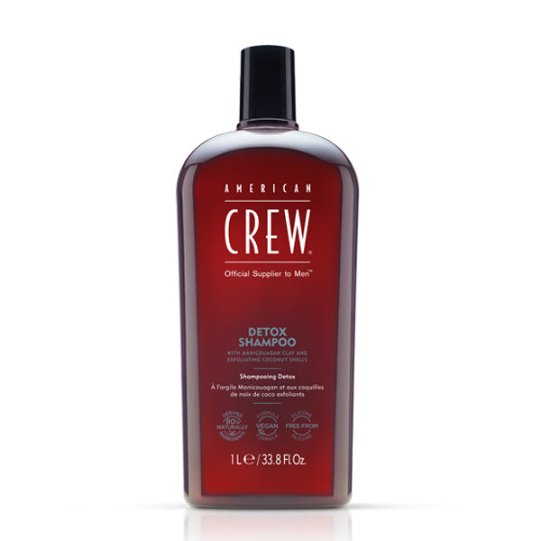 AMERICAN CREW SHAMPOOING DETOX EXFOLIANT,1 Liter ,front bottle