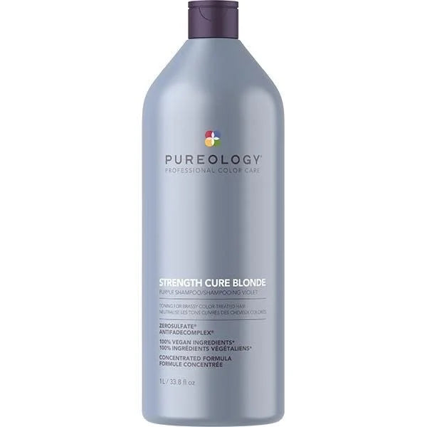 PUREOLOGY Strength Cure Blonde Purple Shampoo