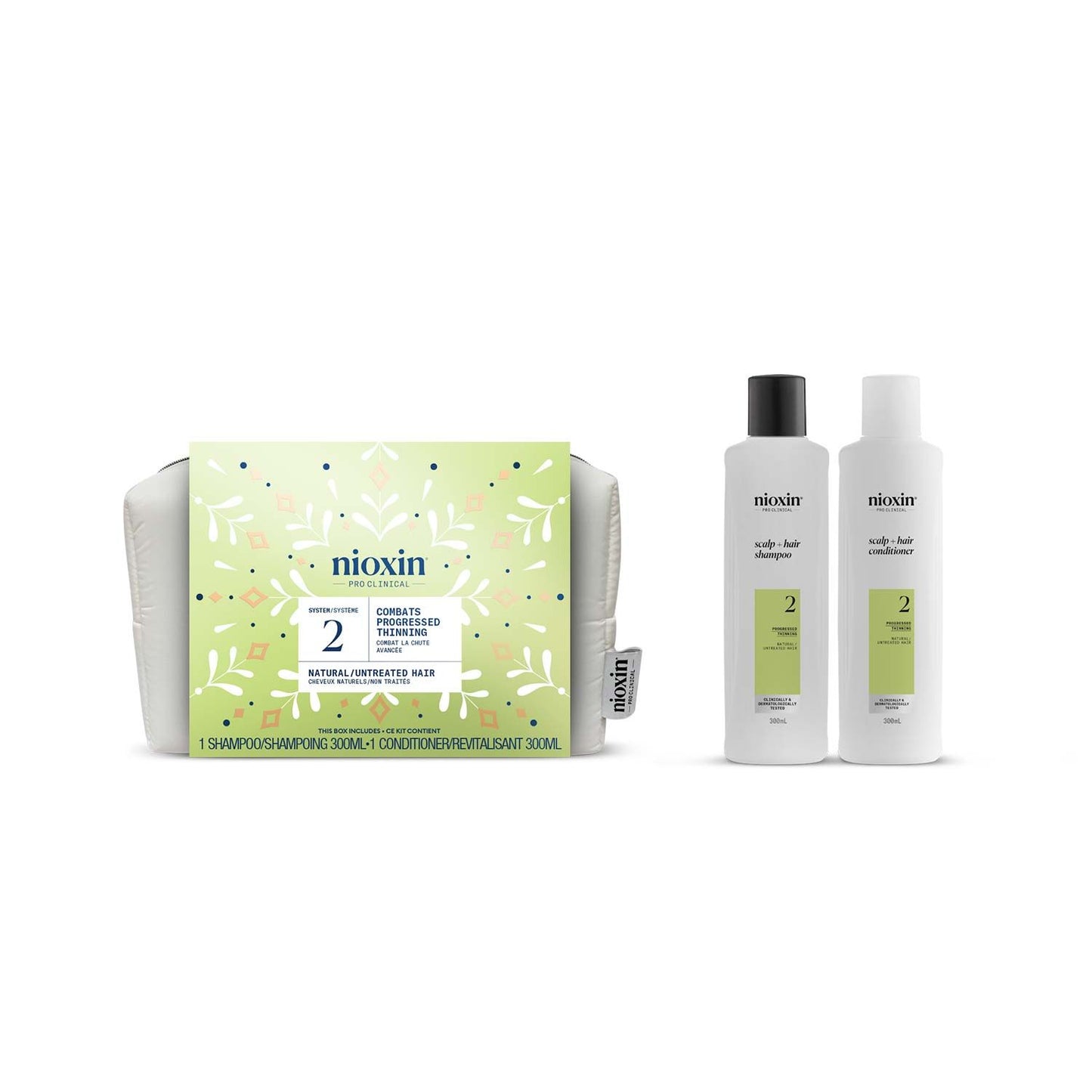 NIOXIN  DUO SYSTEM 2 300ml HOLIDAY  KIT 2025