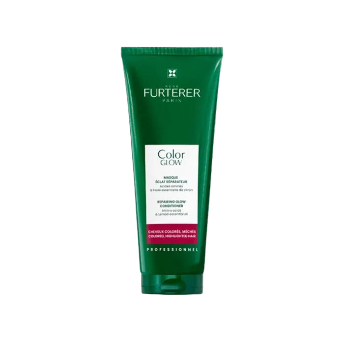 Green hair care product tube with 'Furterer' branding 