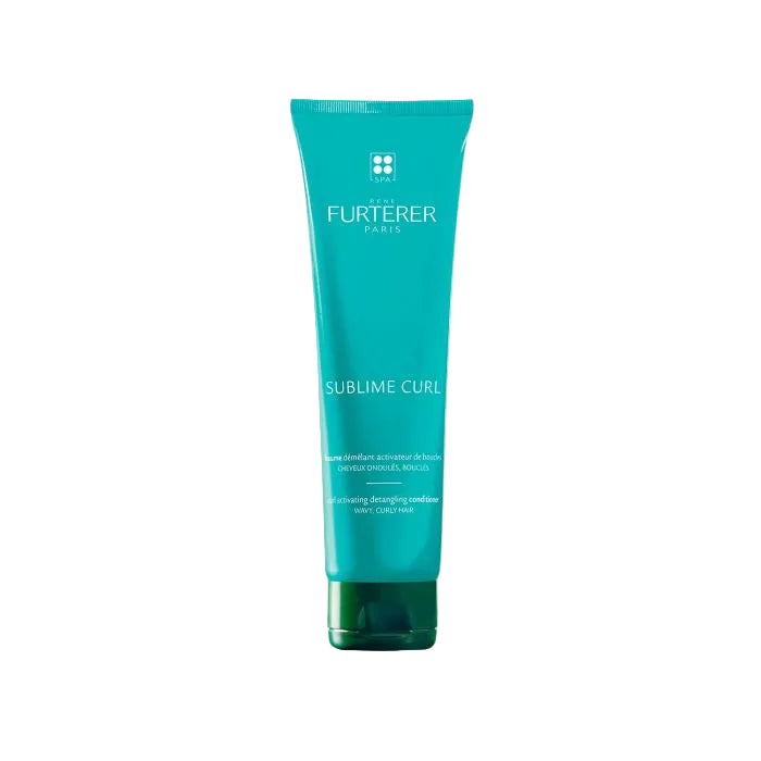 Turquoise bottle of Furterer Sublime Curl produt