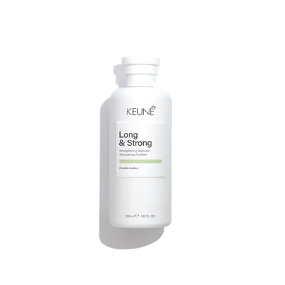 Keune Long & Strong hair care product bottle 