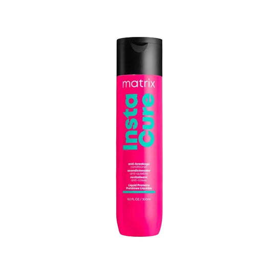 Pink bottle of Matrix Insta Cure conditioner 
