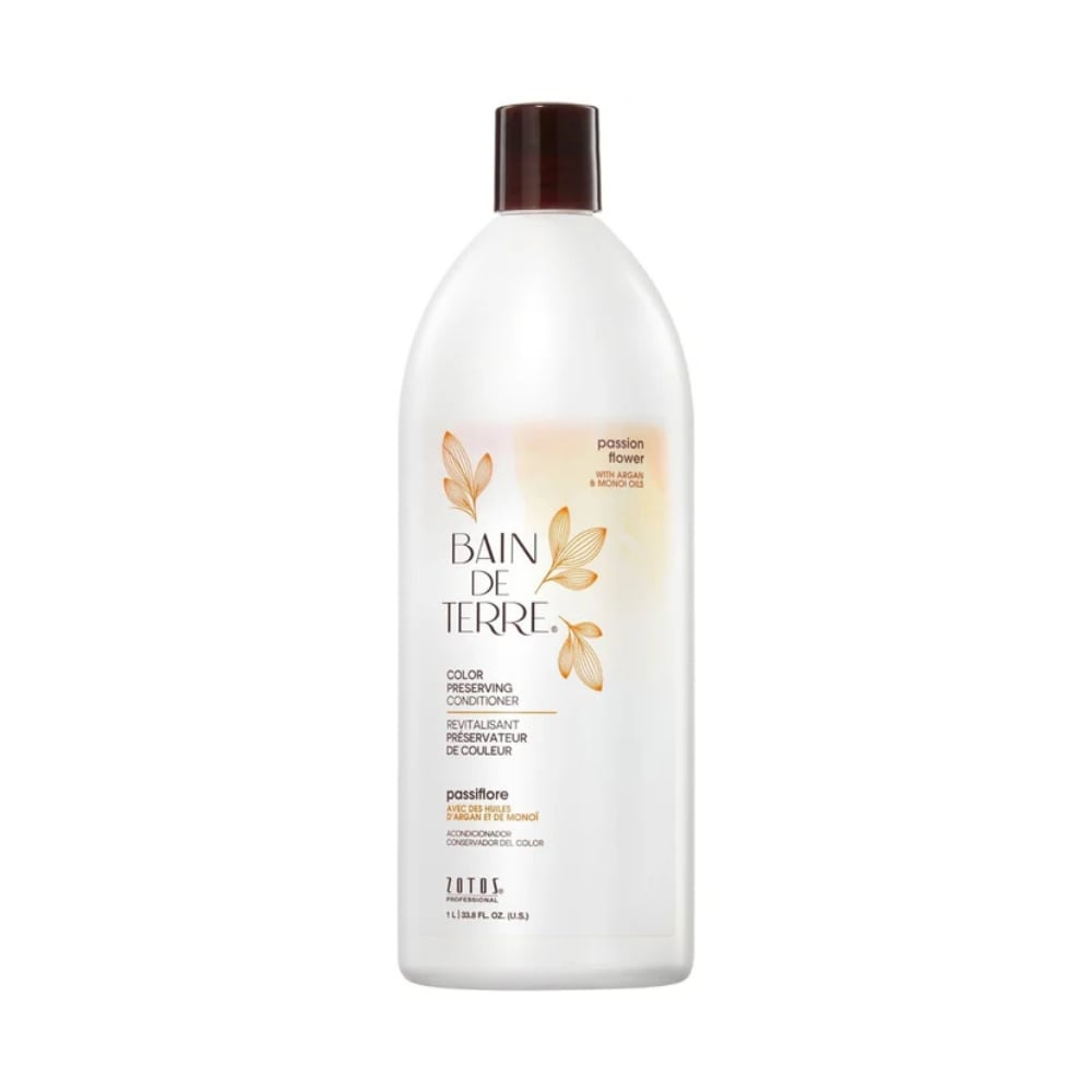 Bain de Terre conditioner bottle on a white background