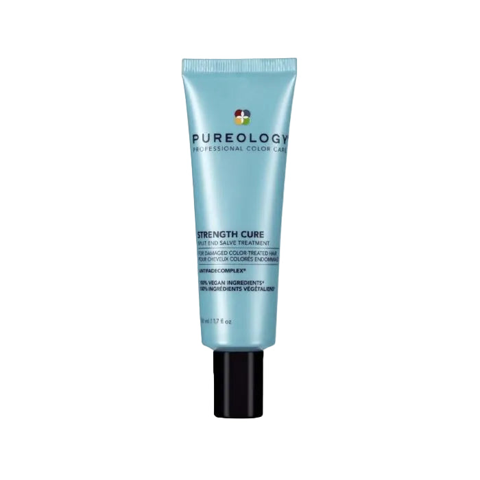 Tube of Pureology Strength Cure hair treatment