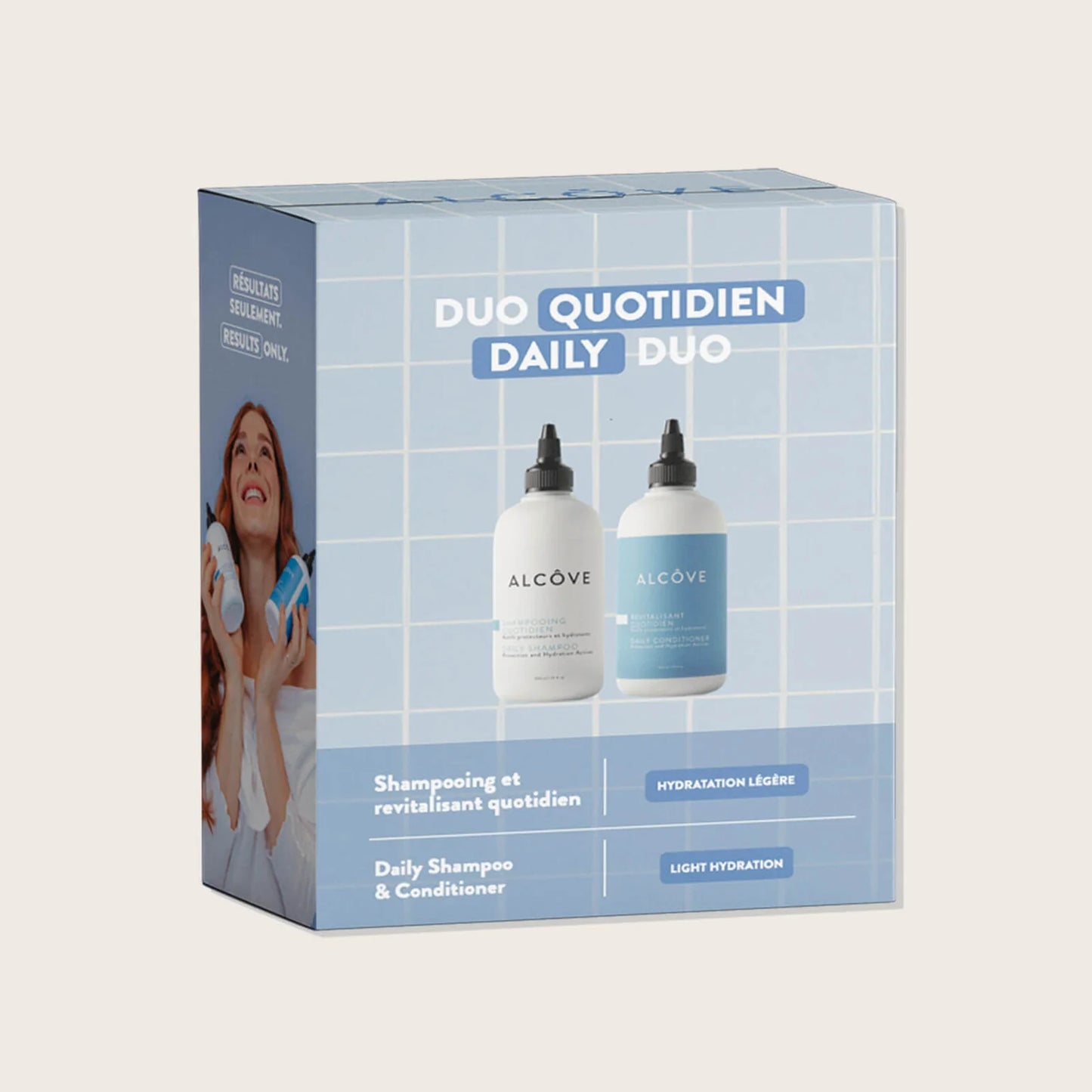ALCOVE DUOS TO GO DAILY SHAMPOO & CONDITIONER