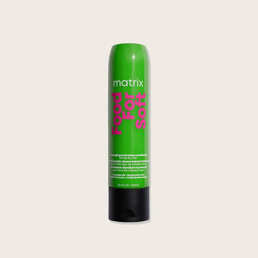 Green bottle of Matrix product on a white background
