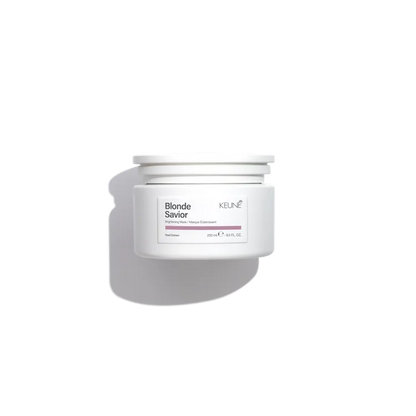 Keune Confident Curl hair product jar on a white background