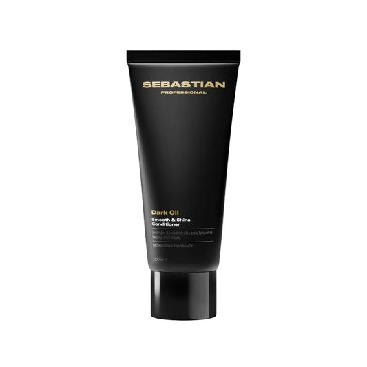 Sebastian Professional Dark Oil Smooth & Shine Conditioner tube on a white background