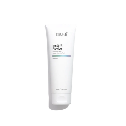 Keune Instant Revive hair product tube on a white background