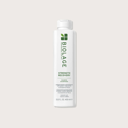 Biolage shampoo bottle on a white background