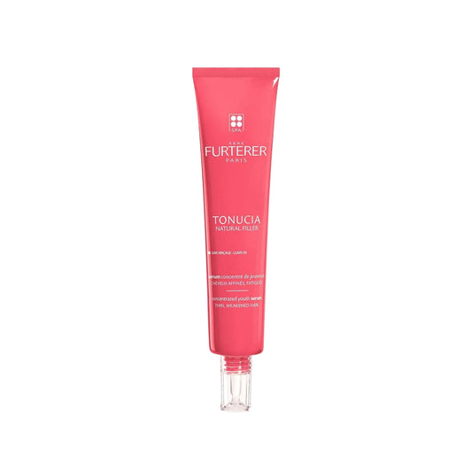Pink tube of René Furterer Tonéncia Natural Filler on a white background